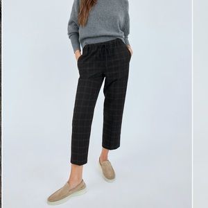 Aritzia Babaton jimmy pant size small okeefe plaid